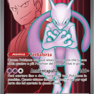 Mewtwo EX del Team Rocket – Rivali Predestinati (ITA) #213